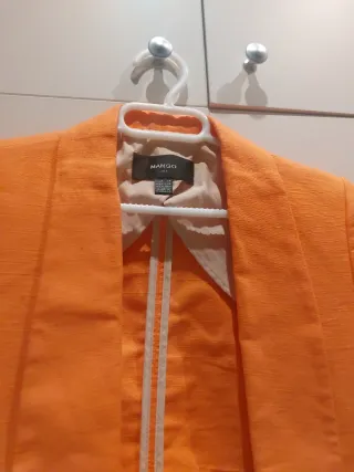 Chaqueta Mango Naranja Talla XS