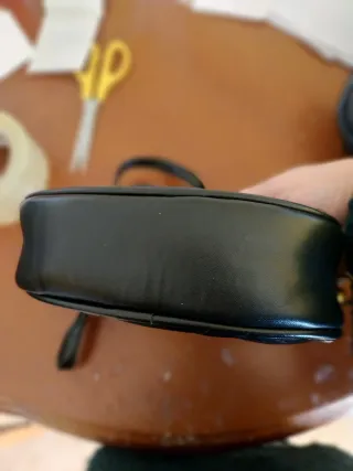 Bolso Negro Pequeño Dorado