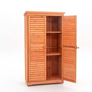 Armario exterior de madera Gardiun Emmy 87x46x160 cm