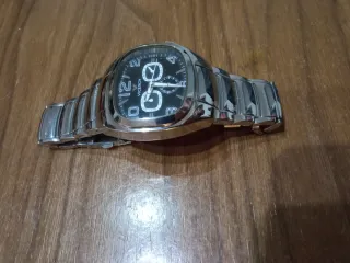 Reloj Viceroy Hombre Negro y Plateado