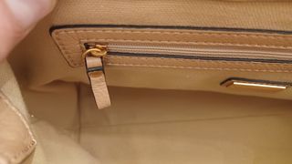 Borsa Coccinelle in vera pelle cipria + tracolla