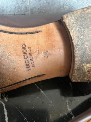 Mocassini uomo pelle marrone tg 44