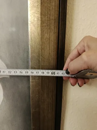 Dibujo a mano de bailarina enmarcado