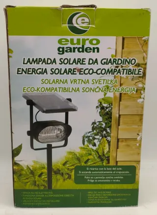Lampada Faro da giardino con ricarica solare