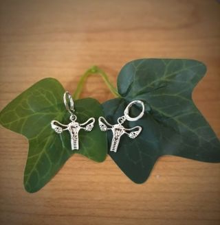 Pendientes Utero Plateado