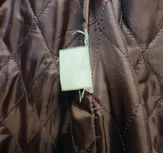 Abrigo militar mujer marrón/caqui.