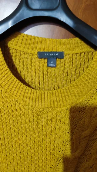 Camisola de malha Primark amarela mostarda M