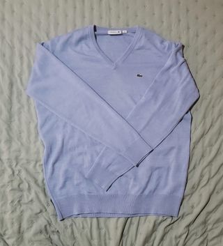 Jersey Lacoste Azul V-Neck