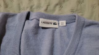 Jersey Lacoste Azul V-Neck