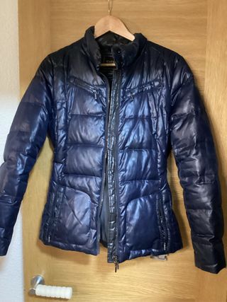 Chaqueta Geox de plumas azul mujer