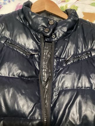 Chaqueta Geox de plumas azul mujer