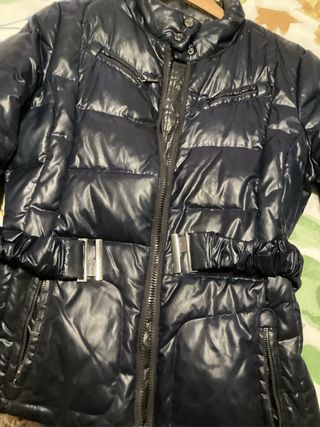 Chaqueta Geox de plumas azul mujer