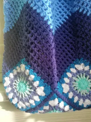 Bolso de ganchillo estilo granny