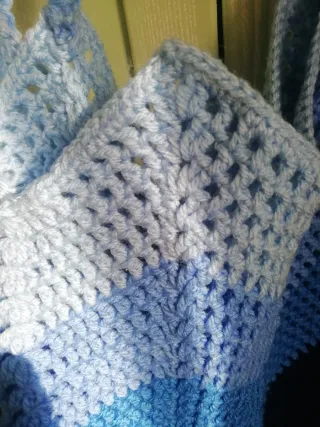 Bolso de ganchillo estilo granny