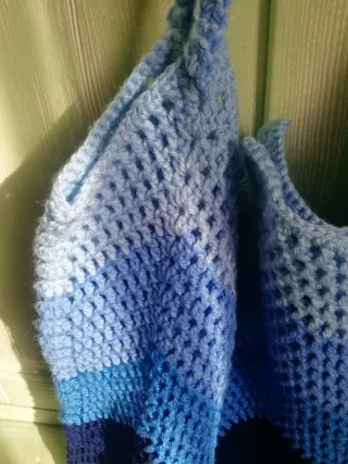 Bolso de ganchillo estilo granny