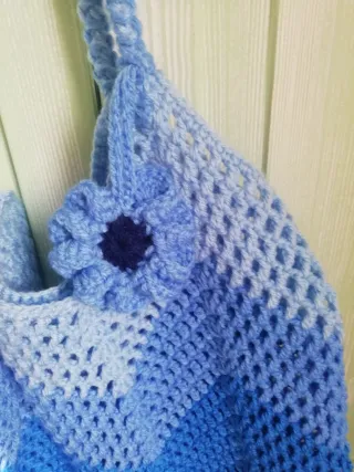 Bolso de ganchillo estilo granny