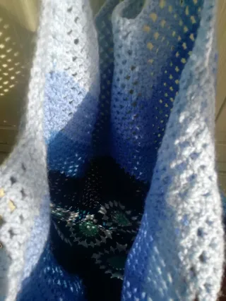 Bolso de ganchillo estilo granny