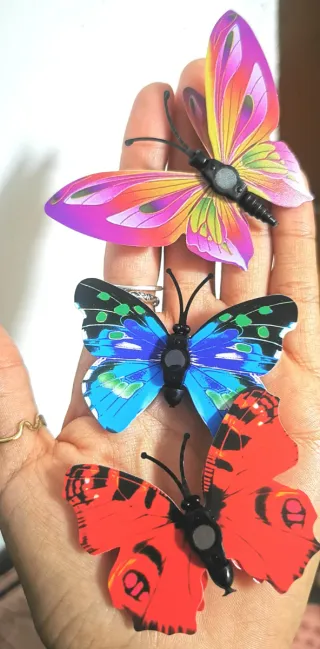 Imanes Mariposas Decorativas Nevera