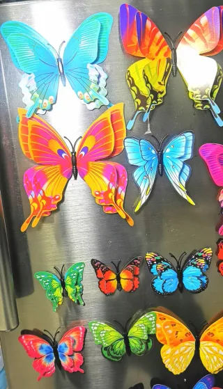 Imanes Mariposas Decorativas Nevera