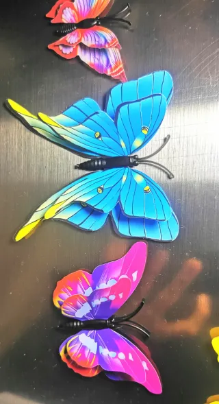 Imanes Mariposas Decorativas Nevera