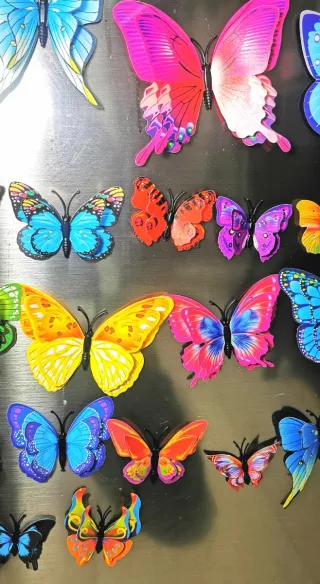 Imanes Mariposas Decorativas Nevera
