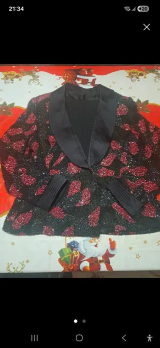 Chaqueta americana lentejuelas