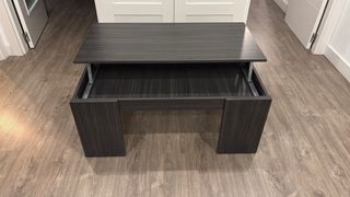 Mesa de centro elevable madera