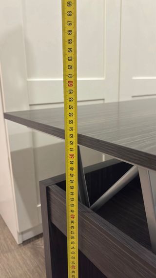 Mesa de centro elevable madera