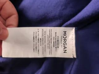 Chaqueta azul de punto