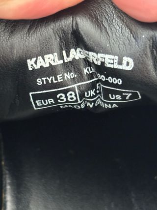 Zapatillas Karl Lagerfeld. Piel. Muy buen estado