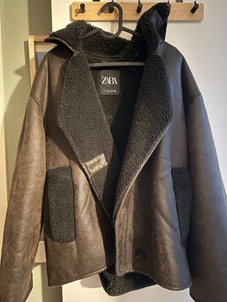 Abrigo Zara Marrón Talla M