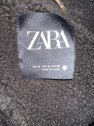 Abrigo Zara Marrón Talla M