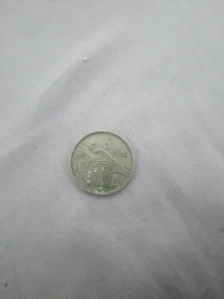 Moneda 5 Pesetas Francisco Franco 1957
