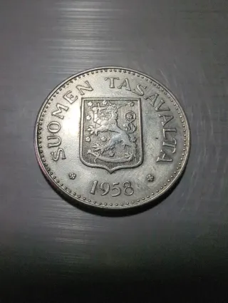 Finlandia 200 Marcos 1958 Plata 500