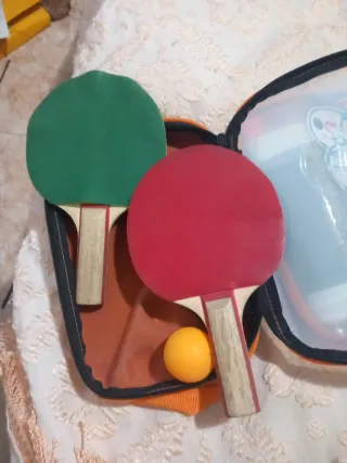 Juego de ping pong Artengo Rollnet