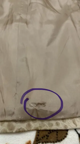 Giacca Pelle Mabrun Donna Tg 42 Beige Coccodrillo