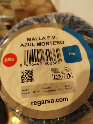 Malla para yeso azul Pro 44 metros