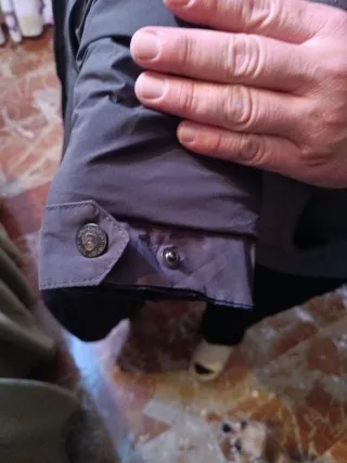 Parka Chaquetón REVERSIBLE Hombre Gris Azul