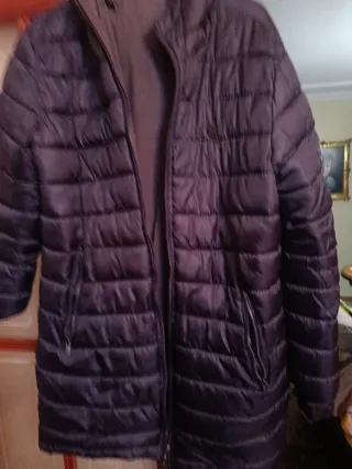 Parka Chaquetón REVERSIBLE Hombre Gris Azul