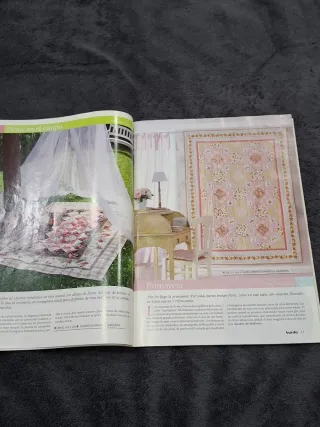 Revista Burda Patchwork Quilts y aplicaciones