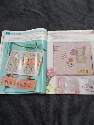 Revista Burda Patchwork Quilts y aplicaciones