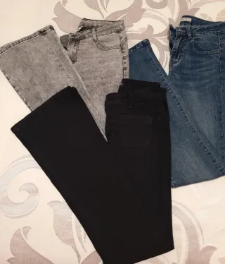 Lote vaqueros acampanados