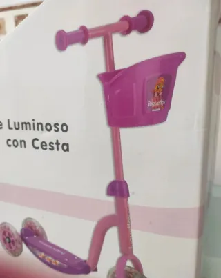 Patinete Juguettos Luminoso con Cesta