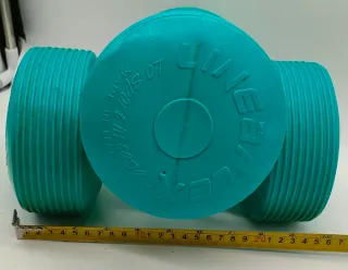 2 Pesi Manubri da Palestra da 5 Kg azzurri