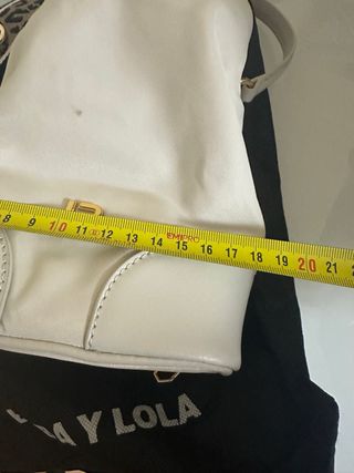 Bolso Bimba y Lola Blanco y Dorado