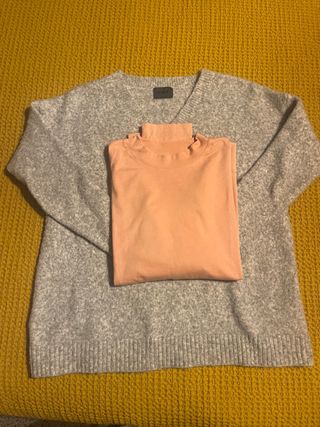 Abbigliamento vario: arancione e rosa
