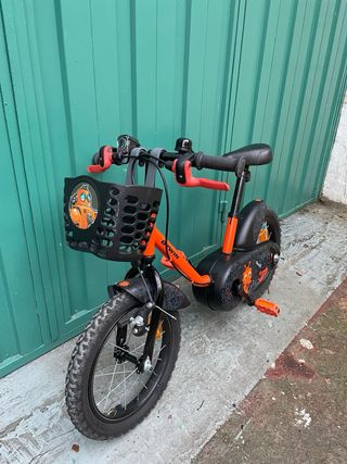 Bicicleta infantil naranja Btwin