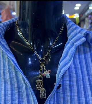 Collar Acero Inoxidable con Dijes