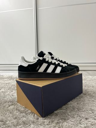 Zapatillas Adidas Campus Negras Blancas