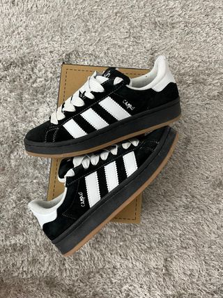 Zapatillas Adidas Campus Negras Blancas